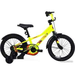 Детский велосипед Techteam Cruise 18 2024 (неоновый зеленый)