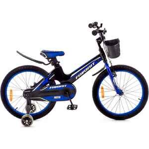 Детский велосипед Favorit PRESTIGE 18 (черный/синий) PRS-18BL