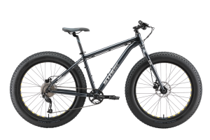 Велосипед Stark Fat 26.3 HD (16, темно-серый/серебристый металлик) Велосипед Stark Fat 26.3 HD (16, темно-серый/серебристый металлик)