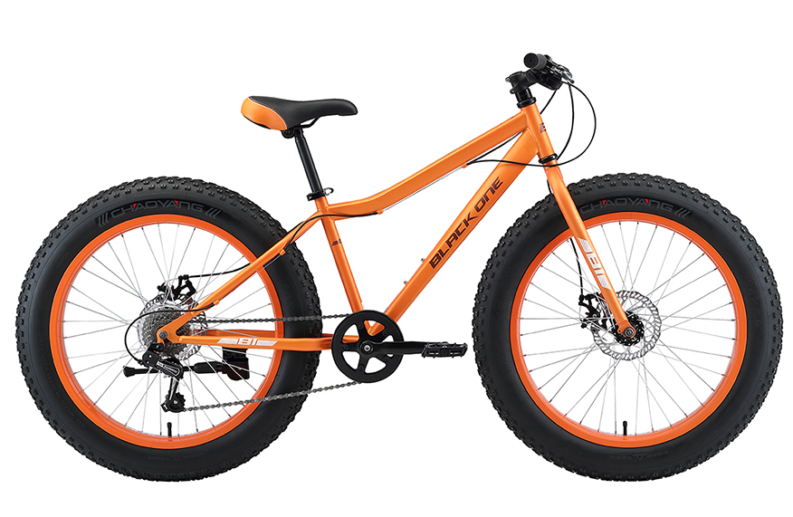 Велосипед Black One Monster 24 D (13, оранжевый/серый, 2021)