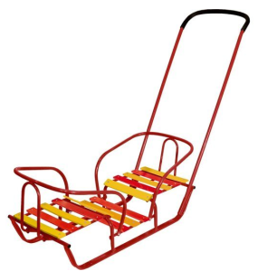 Санки Nika Санки-двойняшки (красный)