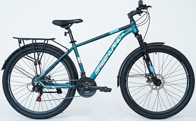 Велосипед GreenLand BREEZE К 29 (21, зеленый/синий)