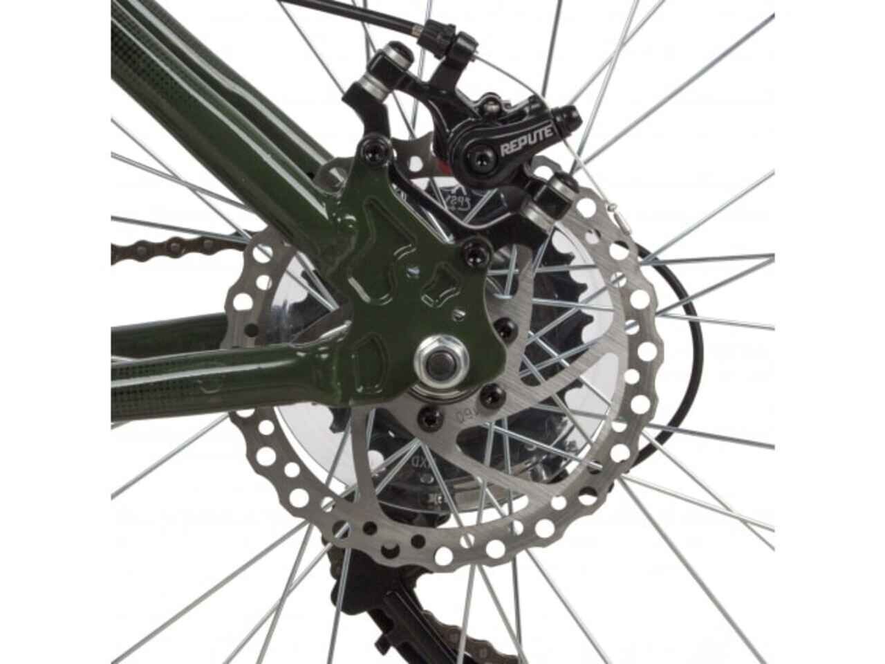 Велосипед Foxx Atlantic 26 D (18, зеленый, 2022) 26AHD.ATLAND.18GN2