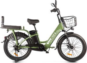 Электровелосипед Gelbert ALFA 3 PRO (зеленый)
