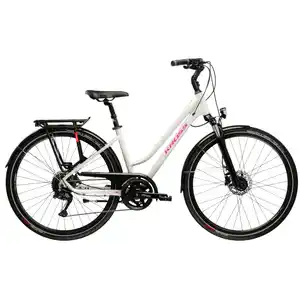 Велосипед Kross Trans 5.0 (D 28 M, серый/розовый) KRTR5Z28X17W009184