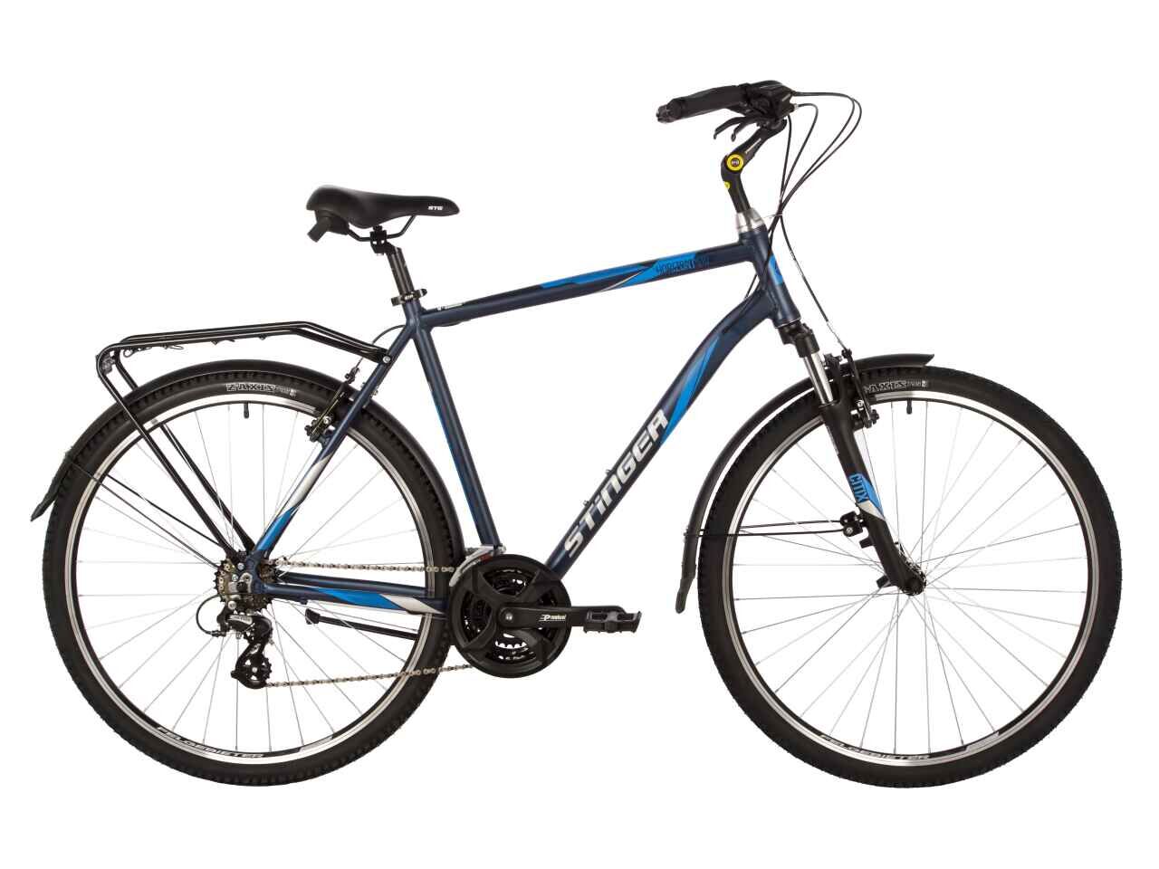 Велосипед Stinger Horizont STD 28 (56, синий, 2021) 700AHV.HRZSTD.56BL1