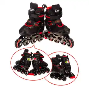 Роликовые коньки Favorit 8301-S-BK