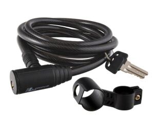 Велозамок Longus 180 см 3550002 (черный)