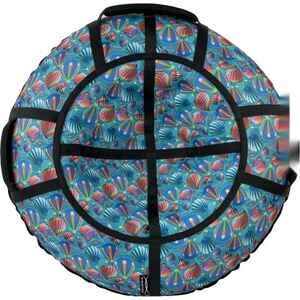 Тюбинг Hubster Люкс Pro S Воздушные шары 100см во8439-3 (бирюзовый)