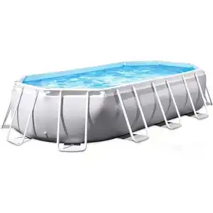 Каркасный бассейн INTEX Prism Frame Oval 26798 (610х305x122)