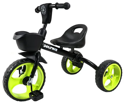 Детский велосипед Maxiscoo Dolphin (черный, 2023) MSC-TCL2301BK