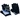 Перчатки-митенки Jaffson SCG 47-0118 XL (2507 Black/White/Blue) - главное фото preview