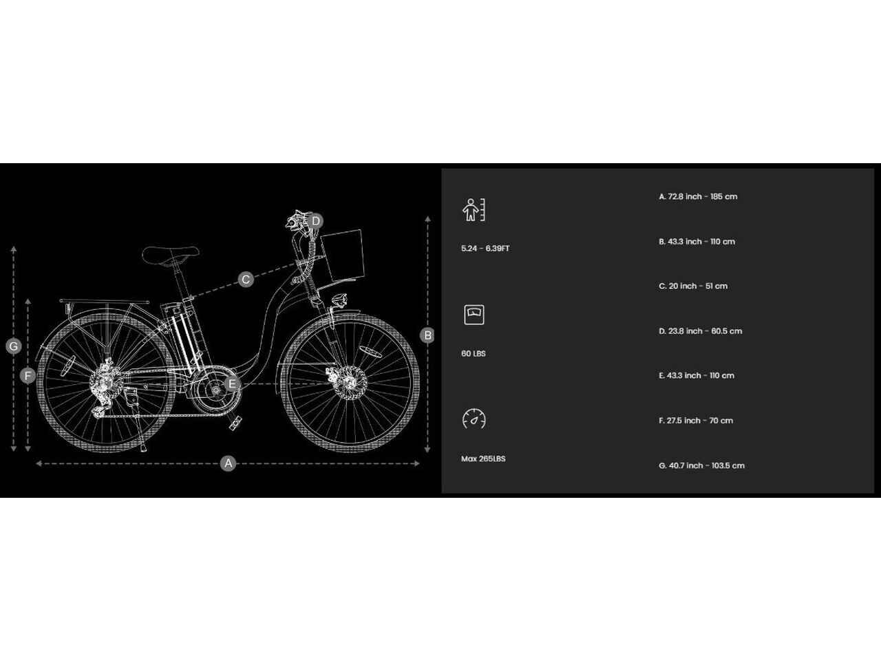 Электровелосипед DYU C6 250W (белый) Электровелосипед DYU C6 250W (белый)