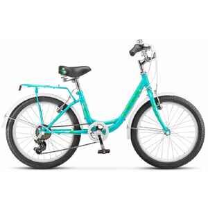 Детский велосипед Stels Cristy 220 V Z010 (6-ск.) (мятный, 2025)
