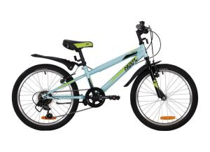 Детский велосипед Novatrack Racer 20 (голубой/салатовый, 2020) Детский велосипед Novatrack Racer 20 (голубой/салатовый, 2020)