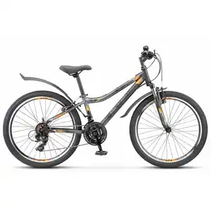 Велосипед Stels Turbo 410 V (12, черный/серый-оранжевый)