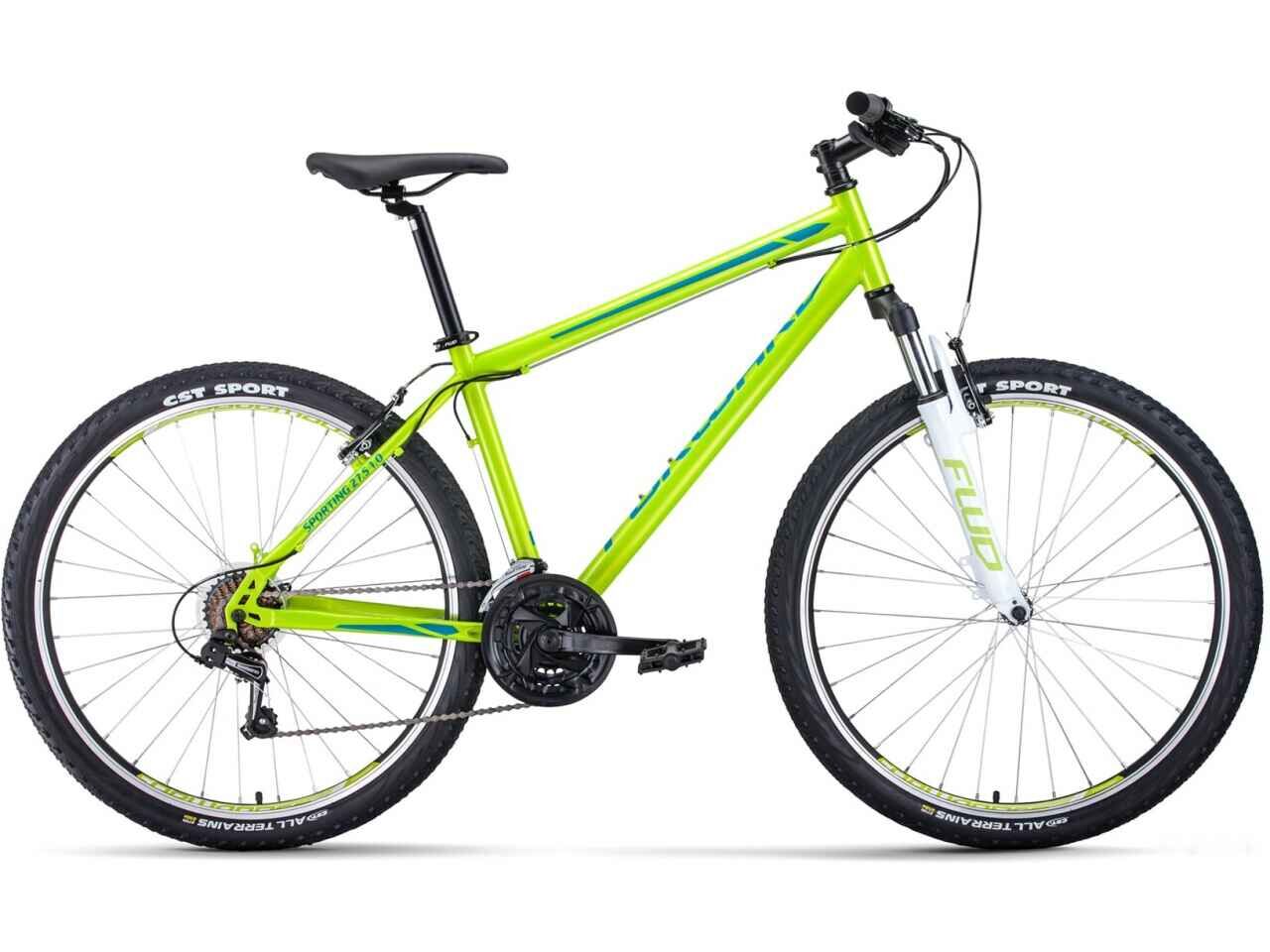 Велосипед Forward Sporting 27.5 1.0 р.15 2021 (зеленый)
