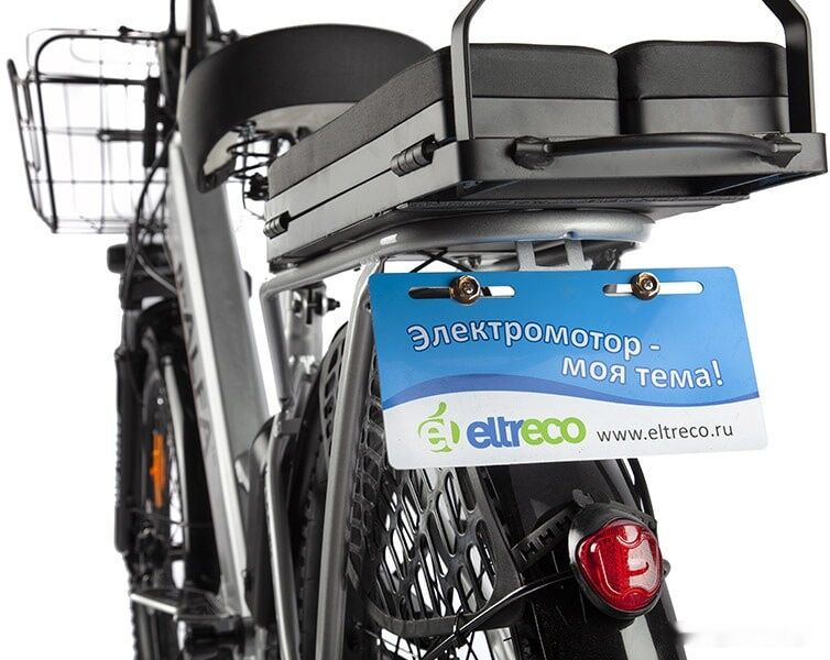 Электровелосипед Eltreco Green City E-Alfa Fat 2020 (черный)