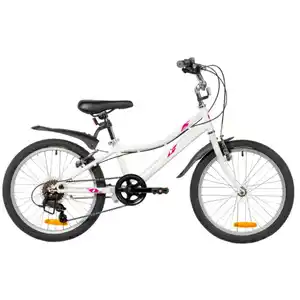 Детский велосипед Foxx Jasmine 20 (белый, 2026) 20SH6V.JASMINE.WT6