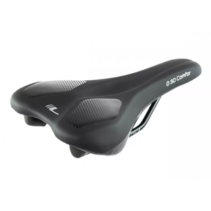 Велоседло FORCE 3D COMFOR S из пены с эффектом памяти черное 20034