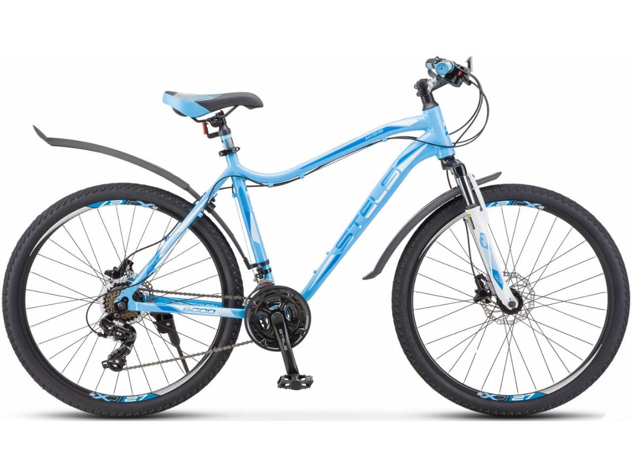 Велосипед Stels Miss 6000 D 26 V010 (19, голубой, 2020)