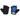 Велоперчатки Jaffson SCG 46-0398 M (5479 Black/Blue) preview