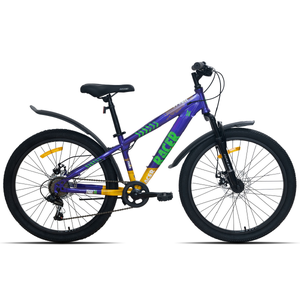 Велосипед Racer Tiger 24 (13, фиолетово-оранжевый, 2026)