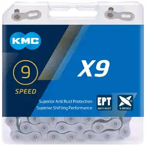 Цепь KMC 9 ск, 1/2X11/128X116L EPT, X9