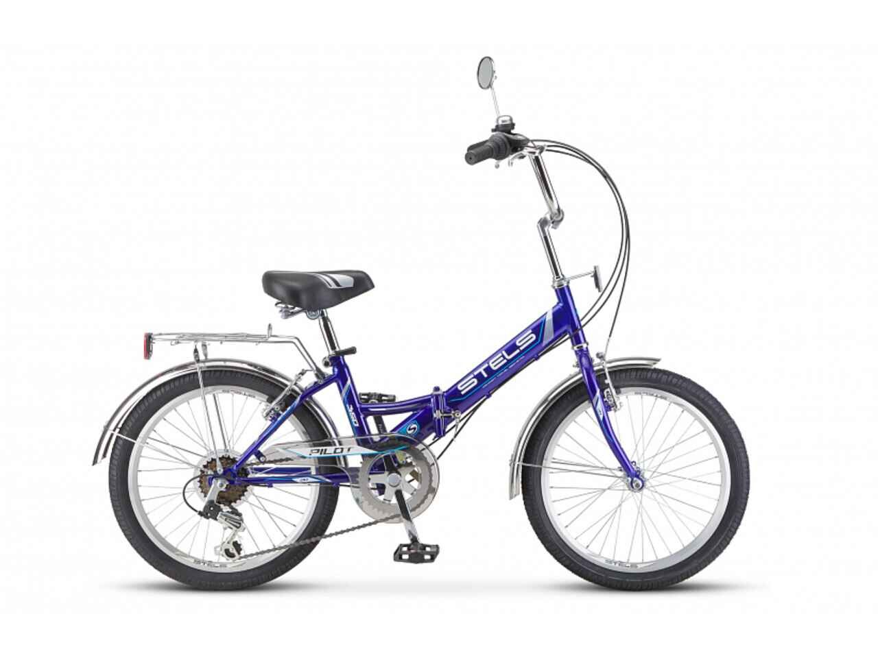 Велосипед Stels Pilot 350 20 Z011 (синий, 2022)