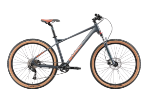 Велосипед Stark Hunter 27.3 HD (XS/14.5, антрацит матовый/оранжевый металлик) Велосипед Stark Hunter 27.3 HD (XS/14.5, антрацит матовый/оранжевый металлик)