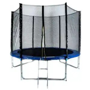 Батут Funfit 8FT (синий) PRO 252 см с лестницей