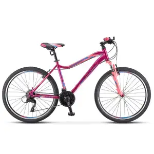 Велосипед Stels Miss 5000 V 26 V050 (18, фиолетовый/розовый, 2022)