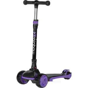 Трехколесный самокат Novatrack Rainbow 120 120BB.RAINBOW.BVT25 (черный/фиолетовый)