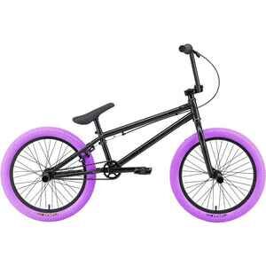 Велосипед Stark Madness BMX 4 2025 (серо-фиолетовый/черный/фиолетовый)