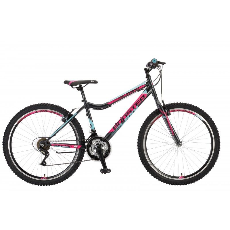 Велосипед Booster Galaxy (антрацит/розовый, 2021)
