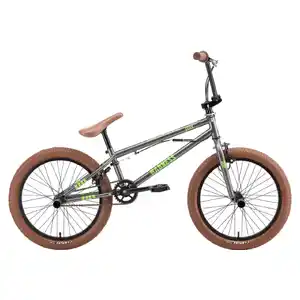 Велосипед Stark Madness BMX 2 (графит/зеленый неон/песочный, 2025)