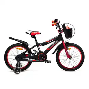 Детский велосипед DELTA Sport 18 (черный/красный)