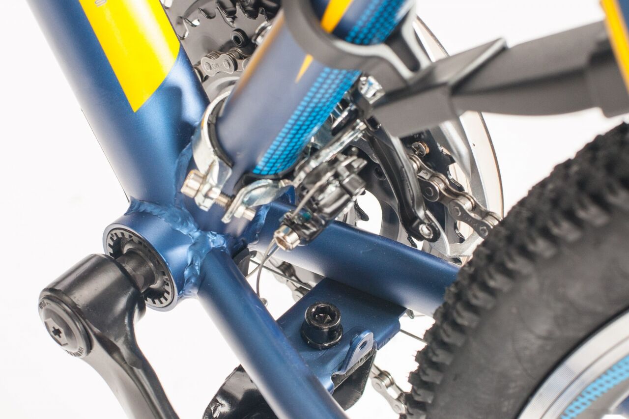 Велосипед Stels Navigator 410 V 21-sp 24 V010 (12, синий/желтый, 2021)