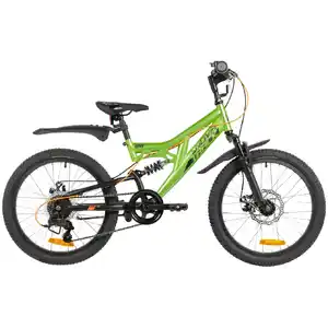 Детский велосипед Novatrack Shark 20 (зеленый, 2026) 20SS6D.SHARK.GN6