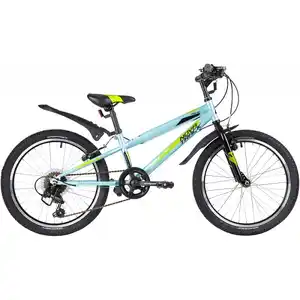 Детский велосипед Novatrack Racer 20 20SH6V.RACER.BL20 (голубой/черный, 2020)