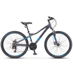 Велосипед Stels Navigator 610 MD 26 V050 (16, антрацитовый/синий, 2024) Велосипед Stels Navigator 610 MD 26 V050 (16, антрацитовый/синий, 2024)