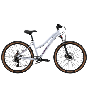 Велосипед Stark Luna 26.1 D (M/18, белый призрак матовый/пурпурный)