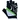 Перчатки-митенки Jaffson SCG 47-0118 L (2496 Black/White/Green) preview