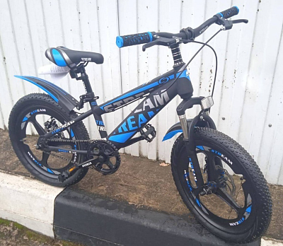 Детский велосипед Stream Bunny 1S 20 (черный/синий)