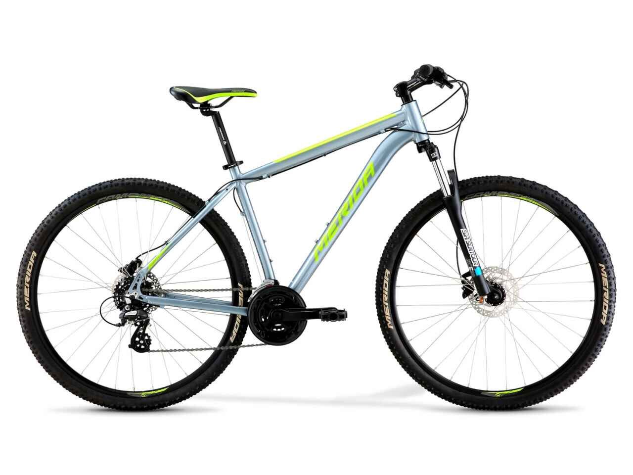 Велосипед Merida Big.Nine 10-D (S/15, DarkSilver/Green, 2021)
