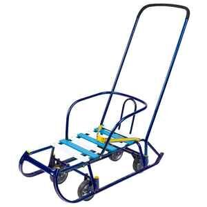 Санки Nika Тимка 6 универсал (синий лак)