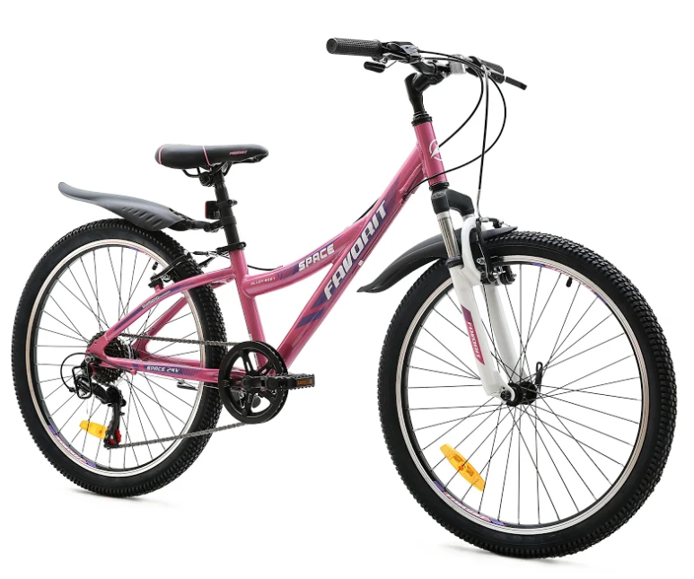 Велосипед Favorit Space 24 V (11, розовый, 2020)