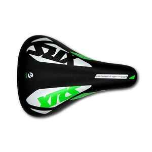 Велоседло DDK 1212A XRS (Black-White-Green)