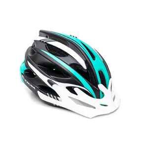 Спортивный шлем Cigna WT-016 чёрный/бирюзовый/белый, M (54-57см)