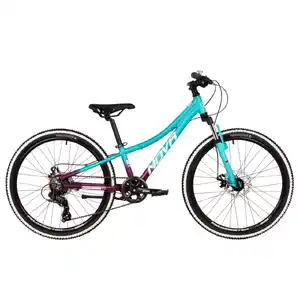 Велосипед Novatrack Katrina 7.D 24 (10, зеленый/фиолетовый) 24AHD.KATRINA.10VGN5